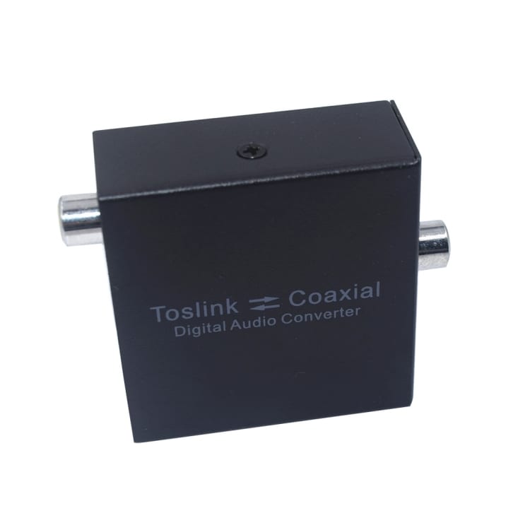 Signalomvandlare Optisk SPDIF Toslink till Coaxial & tvärtom