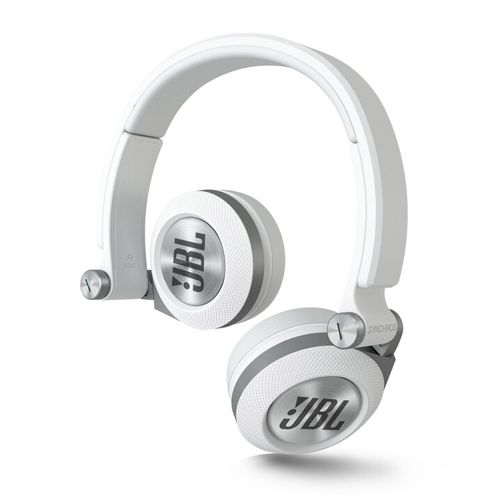 JBL Synchros E30 - Vita hörlurar för mobiltelefon
