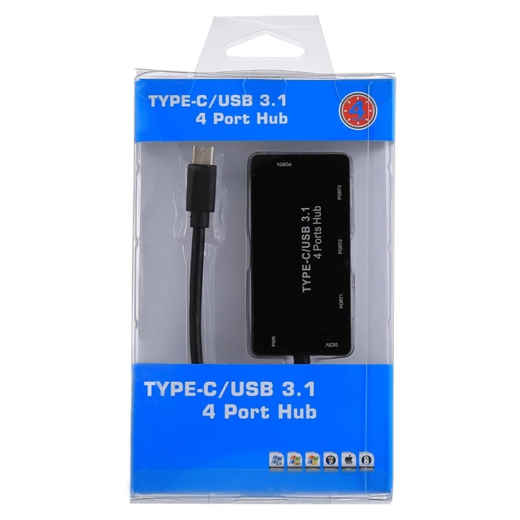 USB-Hubb USB C till 4XUSB