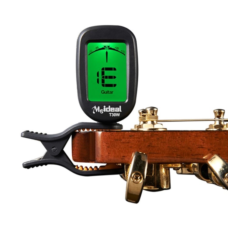 Gitarrstämmare / digital kromatisk stämapparat för gitarr / clip-on-stämmare