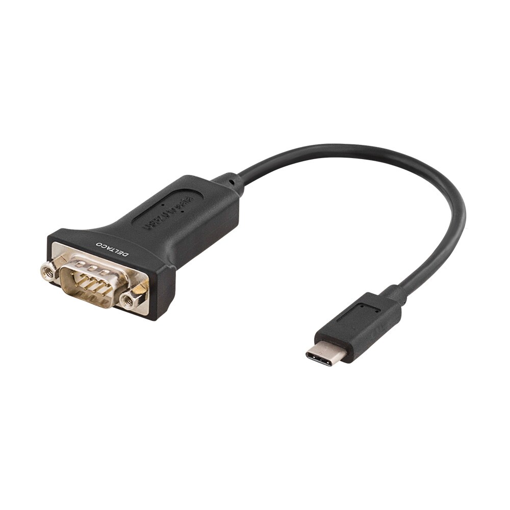 DELTACO USB-C till seriell adapter