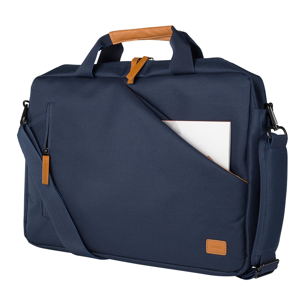 DELTACO väska för laptops, upp till 15,6" Blå