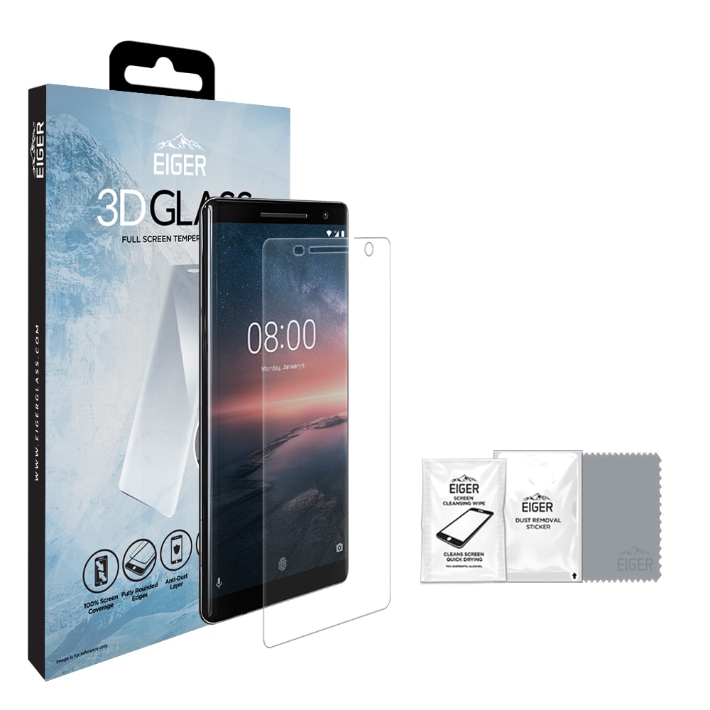 Eiger 3D  Glass Screen Protector Nokia 8 Sirocco