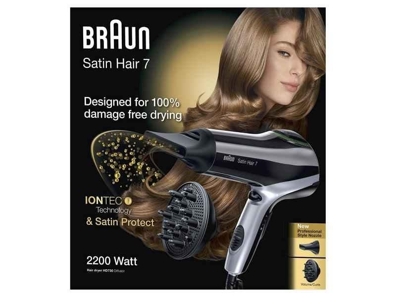 Braun Satin Hair 7 HD730 Hårfön