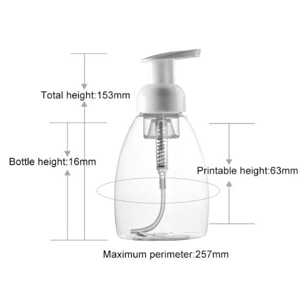 Flaskor / Dispensers / Pumpar 250 ml - 5 Pack