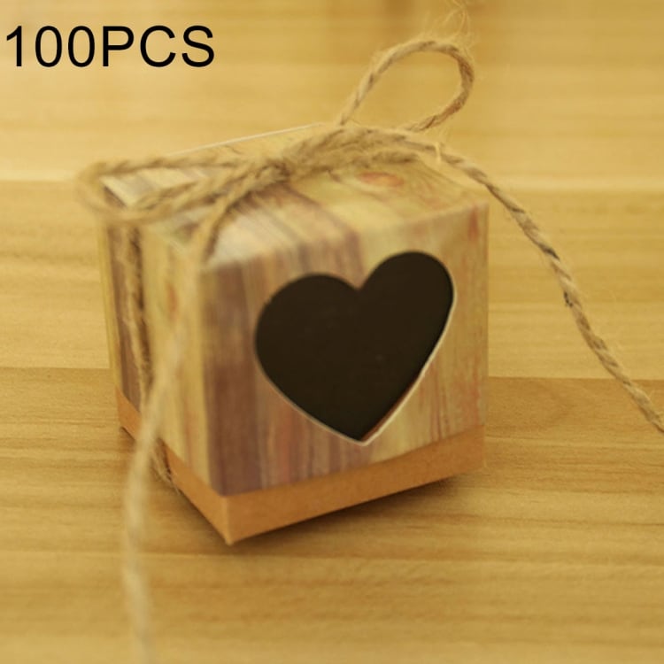 Middagsdekoration 100-Pack - Svart Hjärta