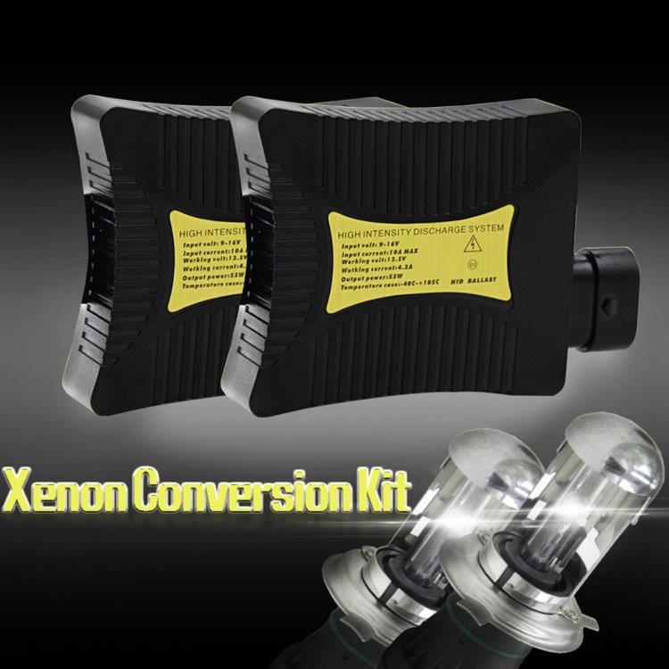 HID Xenon Konverteringspaket 55W H4/HB2/9003 6000K 3200LM