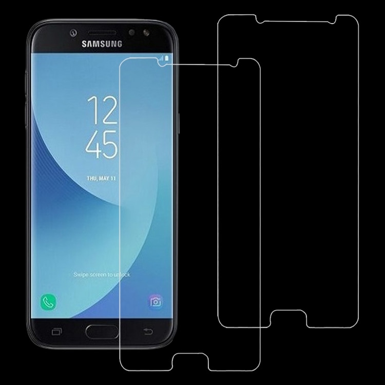 Tempererat Skärmskydd 9H 2.5D till Samsung Galaxy J4 2018 2-pack