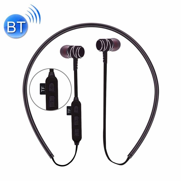 ST-K1 Magnetiskt Bluetooth Headset med MP3