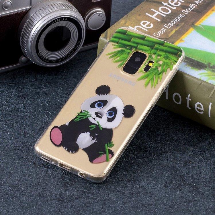 Bakskal / telefonskal Panda för Samsung Galaxy S9