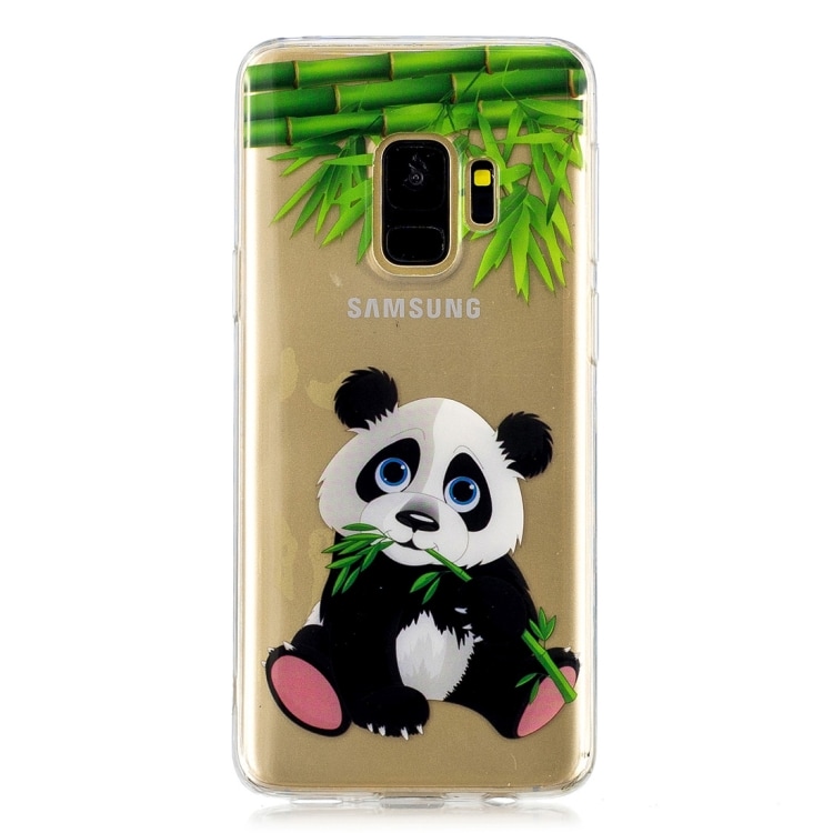 Bakskal / telefonskal Panda för Samsung Galaxy S9