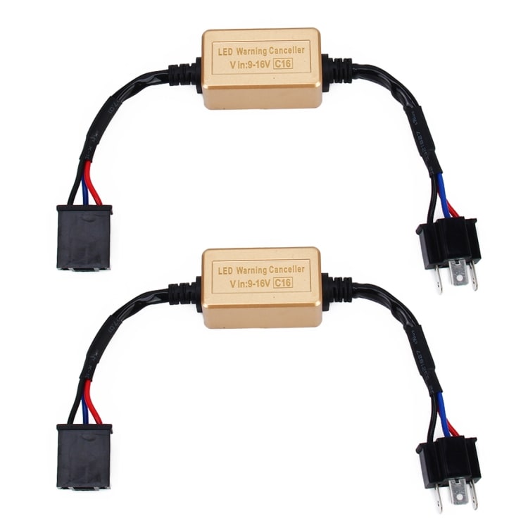LED-dekoder Canbus H4 bilstrålkastare / framlyktor 2-pack