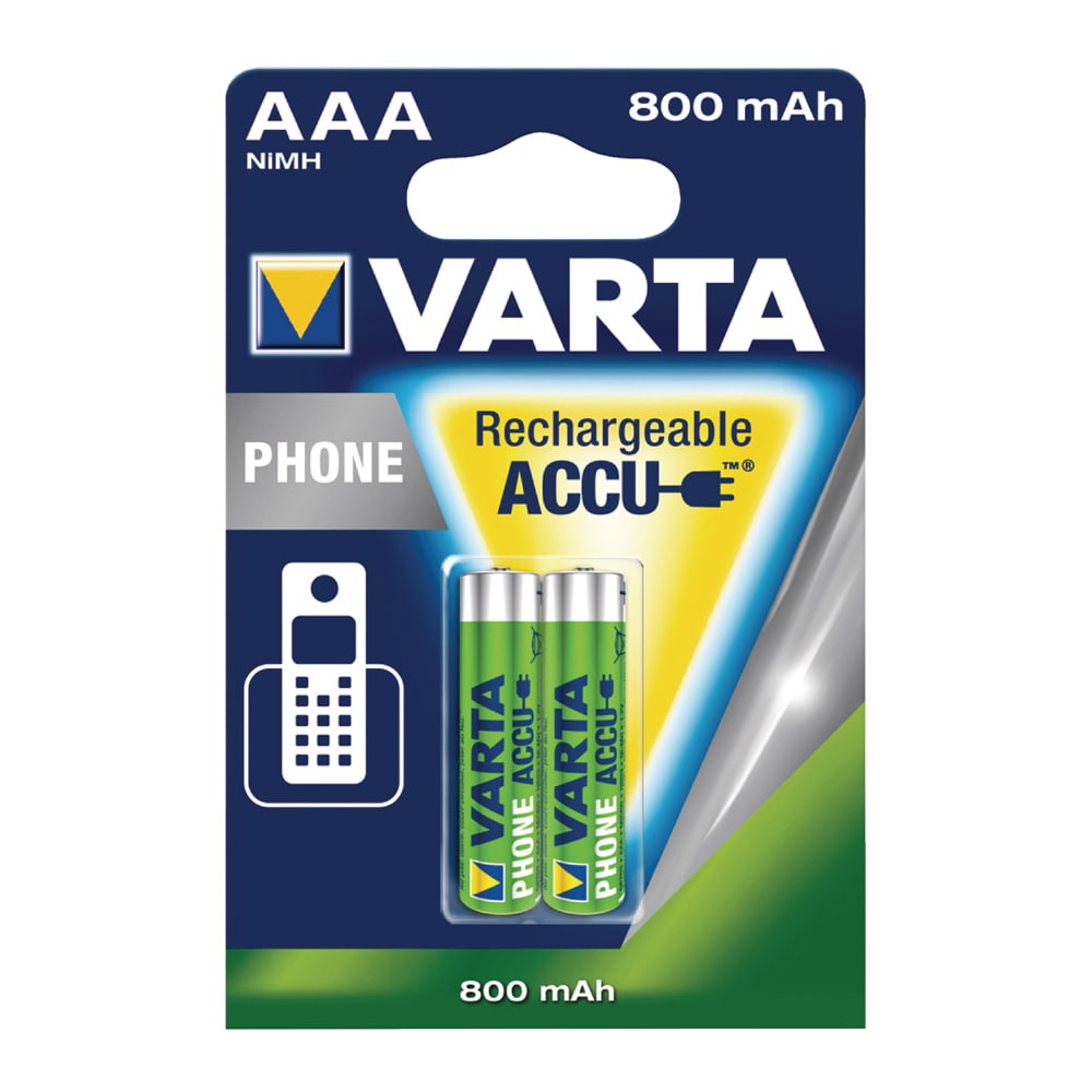 Varta Professional Accu NiMH 800 mAh AAA Phone Power - 2-pack
