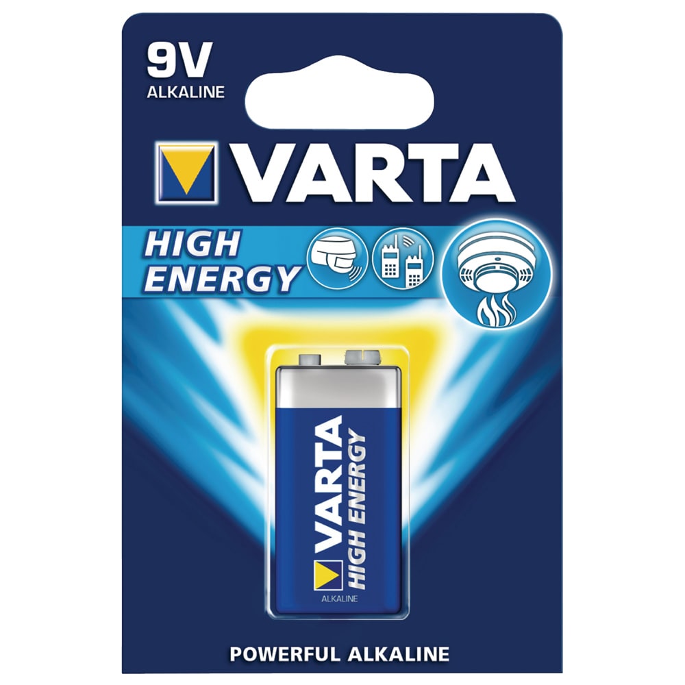 Varta 9V HIGH ENERGY Batteri E-Block