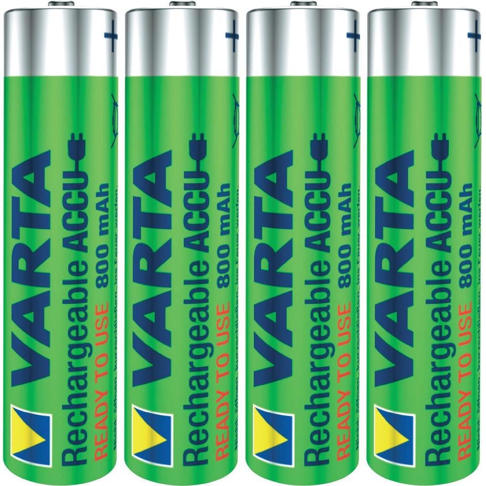 VARTA uppladdningsbart batteri AAA Micro 800mAh 4-pack