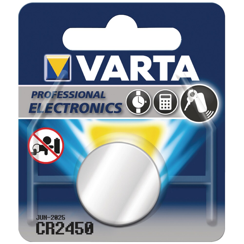 Varta Litium knappcellsbatteri CR2450 3V