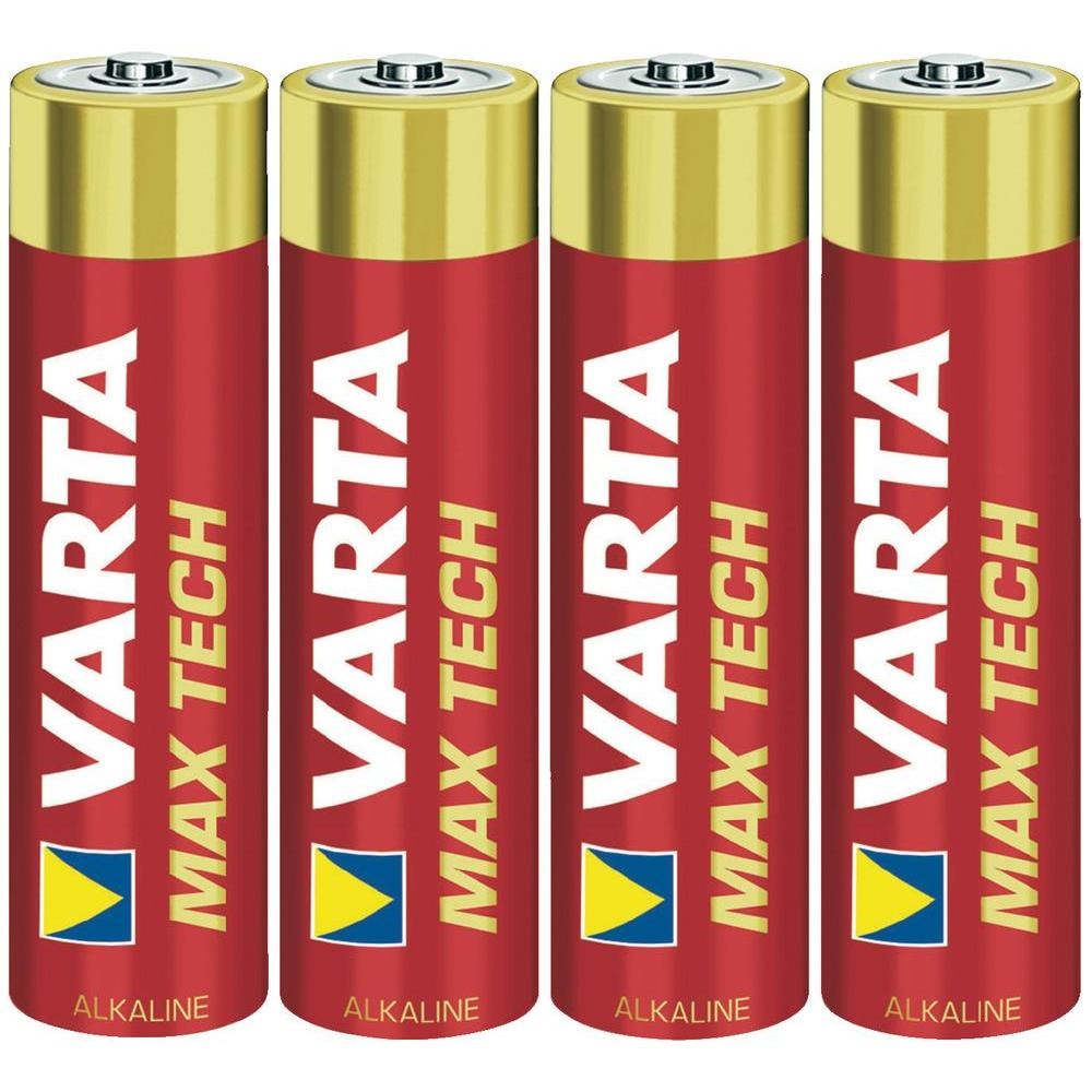 VARTA MAX TECH Batteri AAA LR03 Micro - 4 Pack