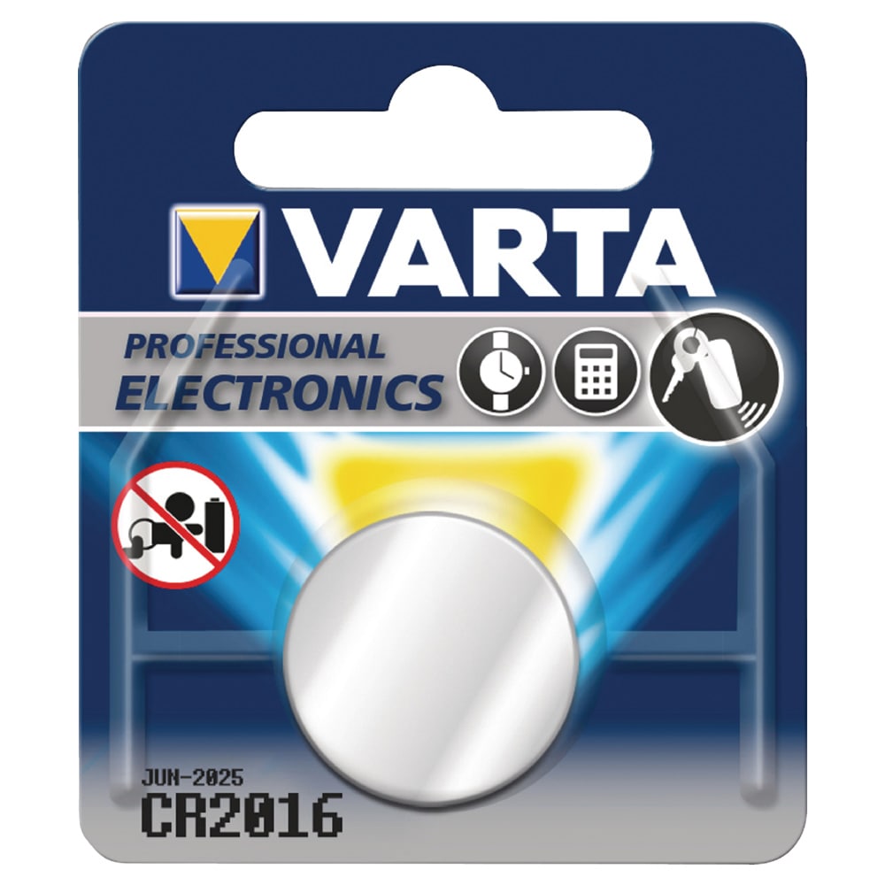 Varta Litium CR2016 Knappcellsbatteri