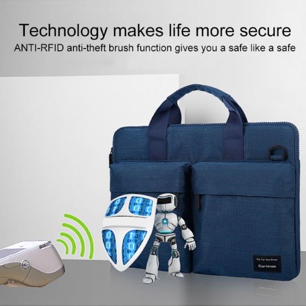 RFID skyddad väska med axelrem - 15,6 tum