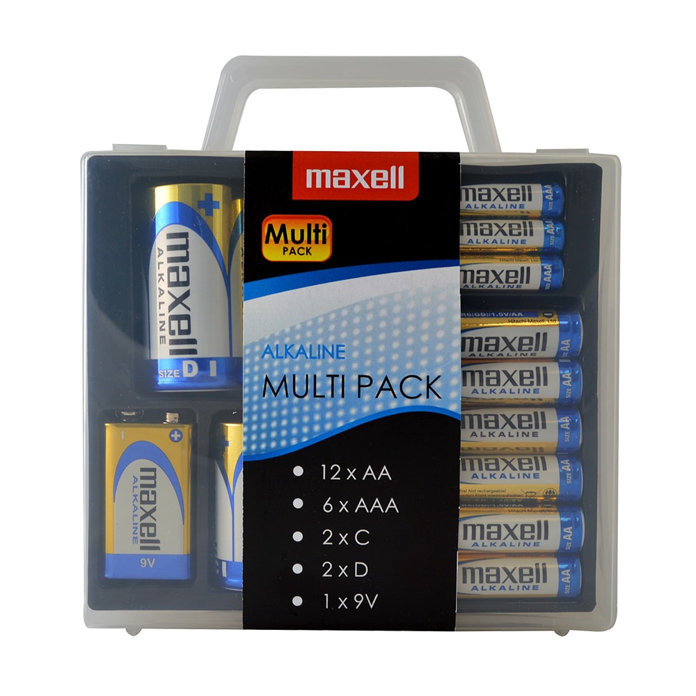 Maxell Alkaline Batterier Multi-Pack