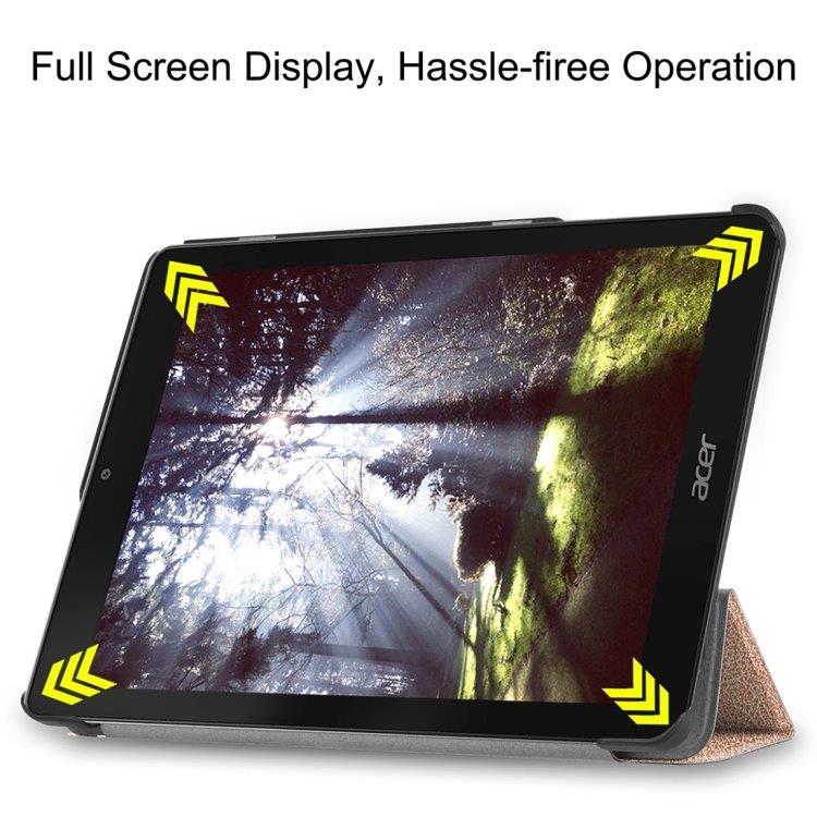 Trifold skyddsfodral / Tab-fodral Acer Chromebook Tab 10 – Rött