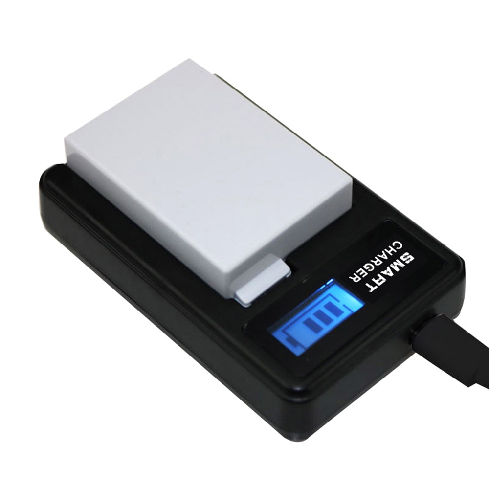 Canon LP-E8 USB-laddare med LCD-display