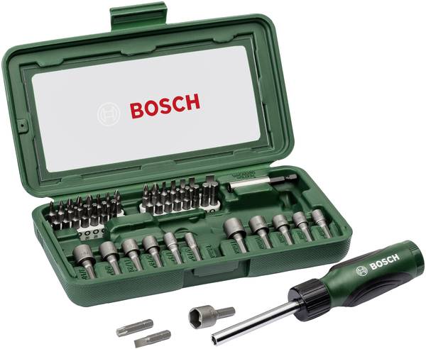 Bosch Skruvmejsel och Bitsset - 46 delar