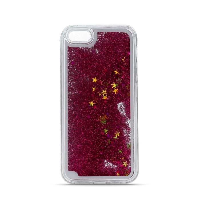 Liquid Glitter Bakskal iPhone 7 / 8 Röd