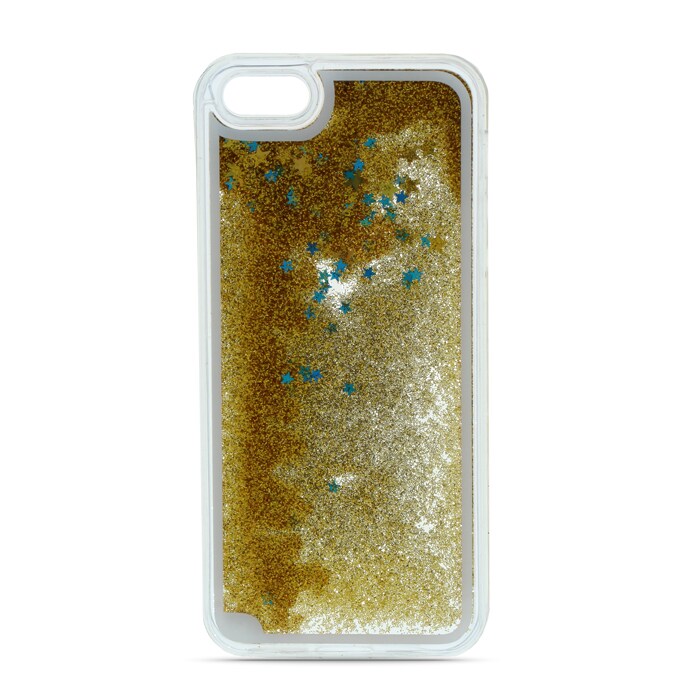 Liquid Glitter Bakskal Samsung Galaxy S9 Guld