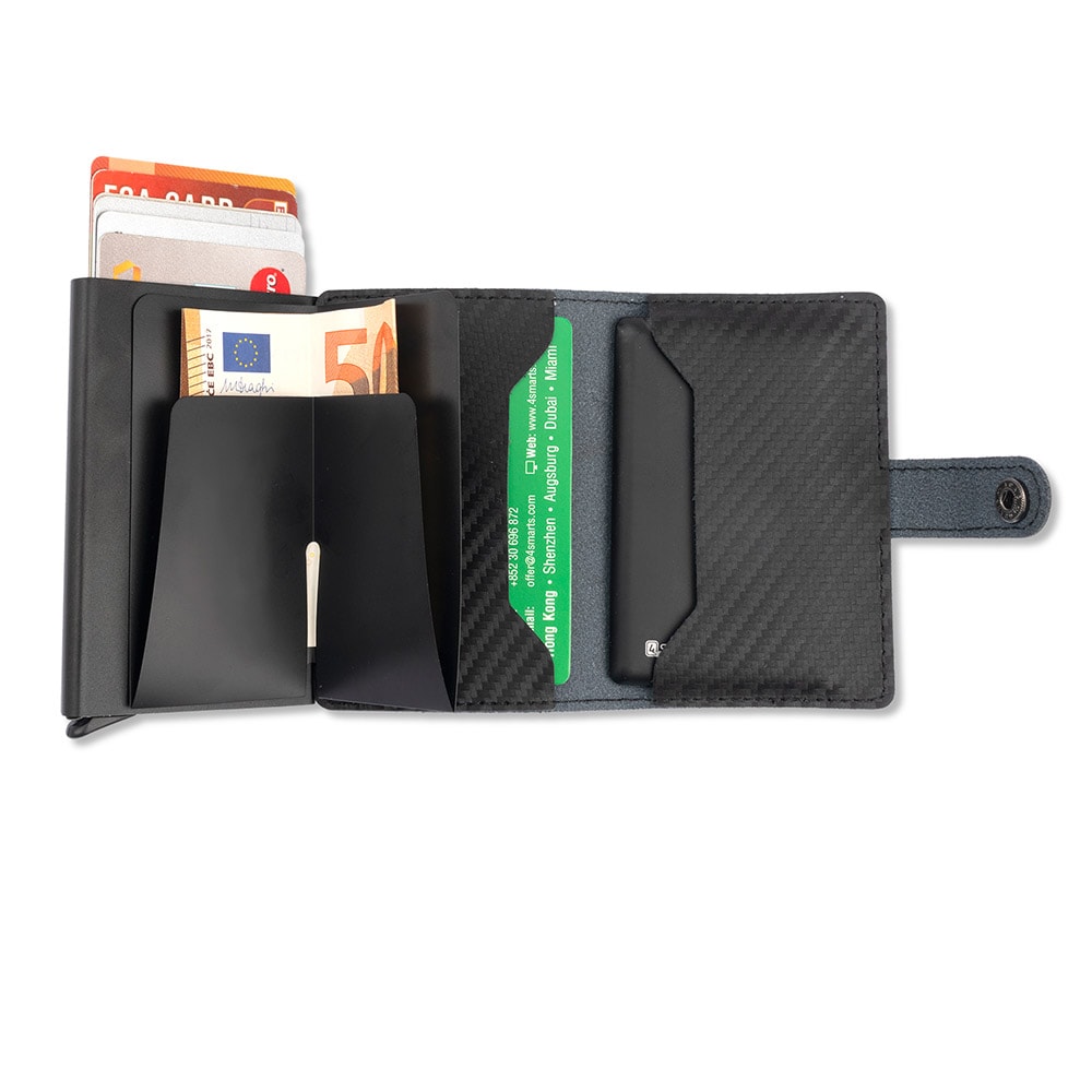 LAVAVIK Anti-RFID Plånbok Carbon
