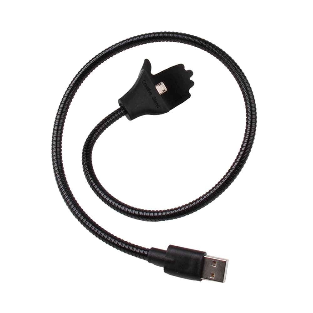 MicroUSB-kabel med flexibel svanhals ställfunktion 50cm