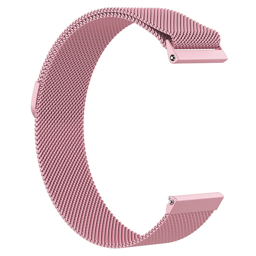 Armband Meshlänk Fitbit Versa L Rosa
