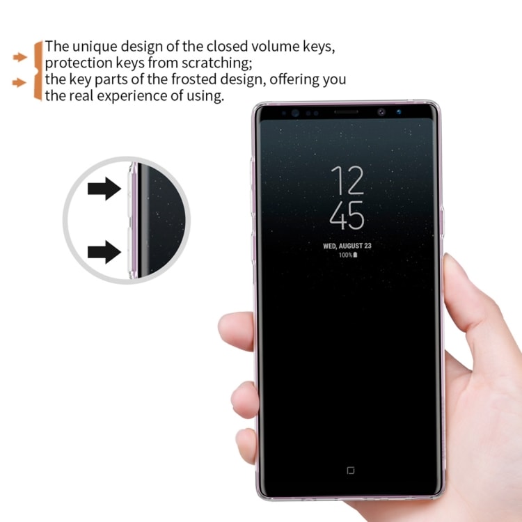 NILLKIN TPU-fodral Samsung Galaxy Note 9 - Klar/Vit