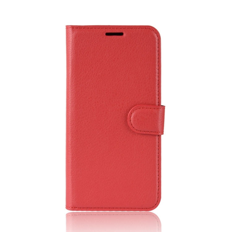 Konstläderfodral med ställ Sony Xperia XZ3 Röd