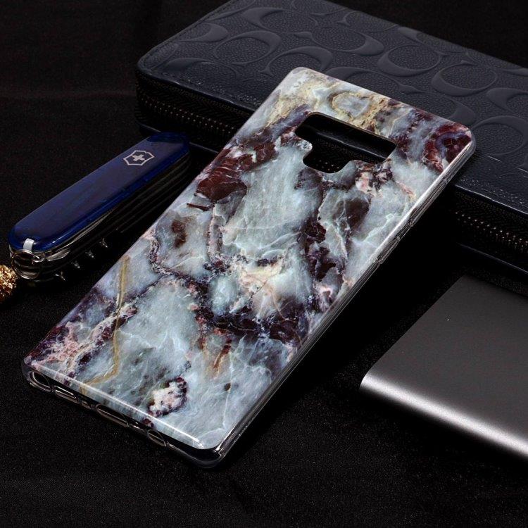 Bakskal Marmor Samsung Galaxy Note9 Grå