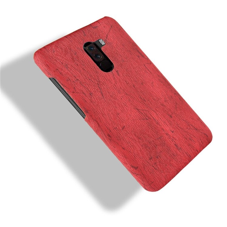 Bakskal Trä Xiaomi POCO F1 Röd