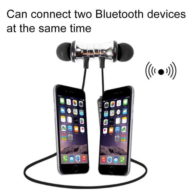 XT-11 Bluetooth Headset Magnetiskt - Silver