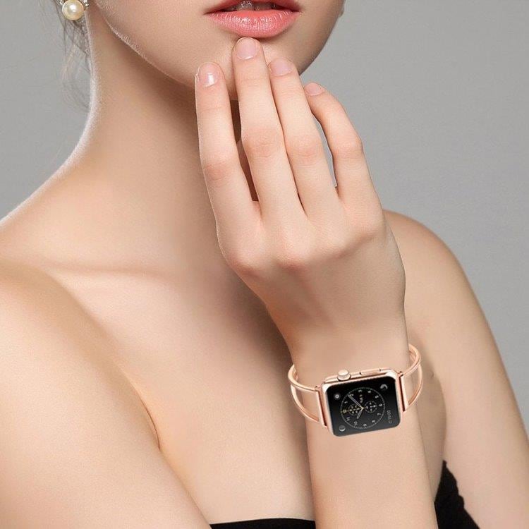 Armband Metall V till Apple Watch 42mm -Rose Gold