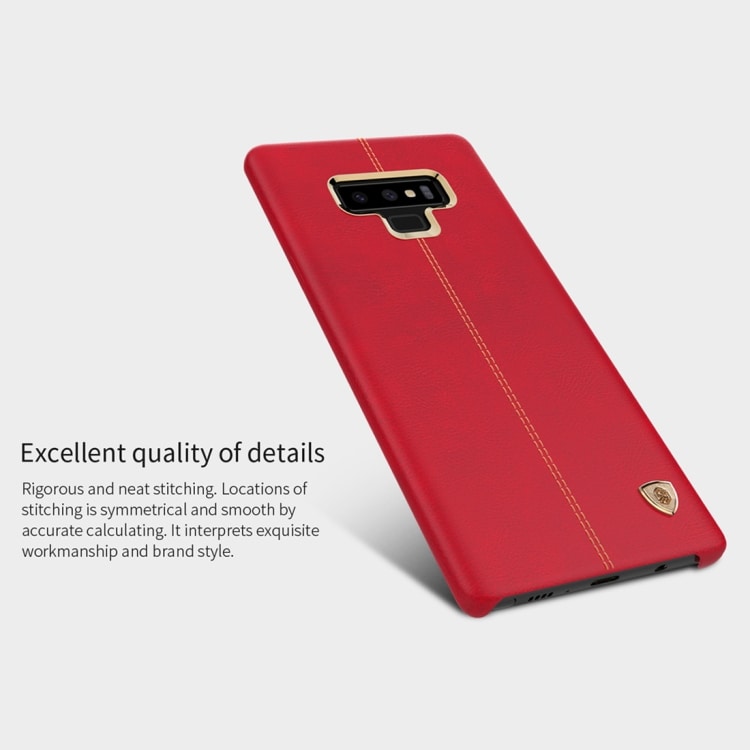 NILLKIN Englon Konstläderskal Samsung Galaxy Note 9 Röd