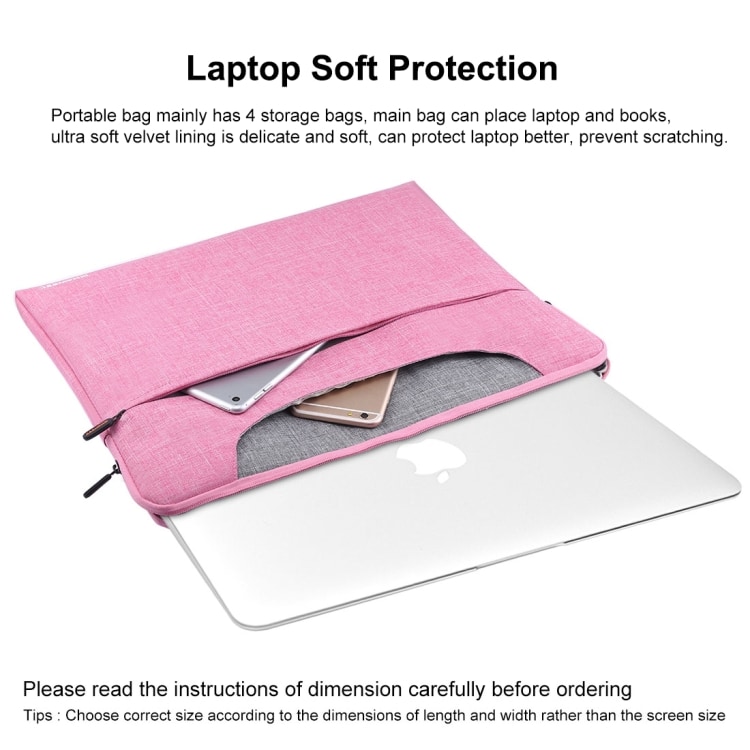 HAWEEL 13.3" Sleeve Fodral  Laptop Rosa