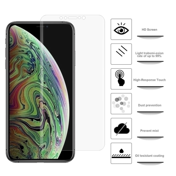 Skärmskydd 0.1mm 3D Curved iPhone XS Max / iPhone 11 Pro Max