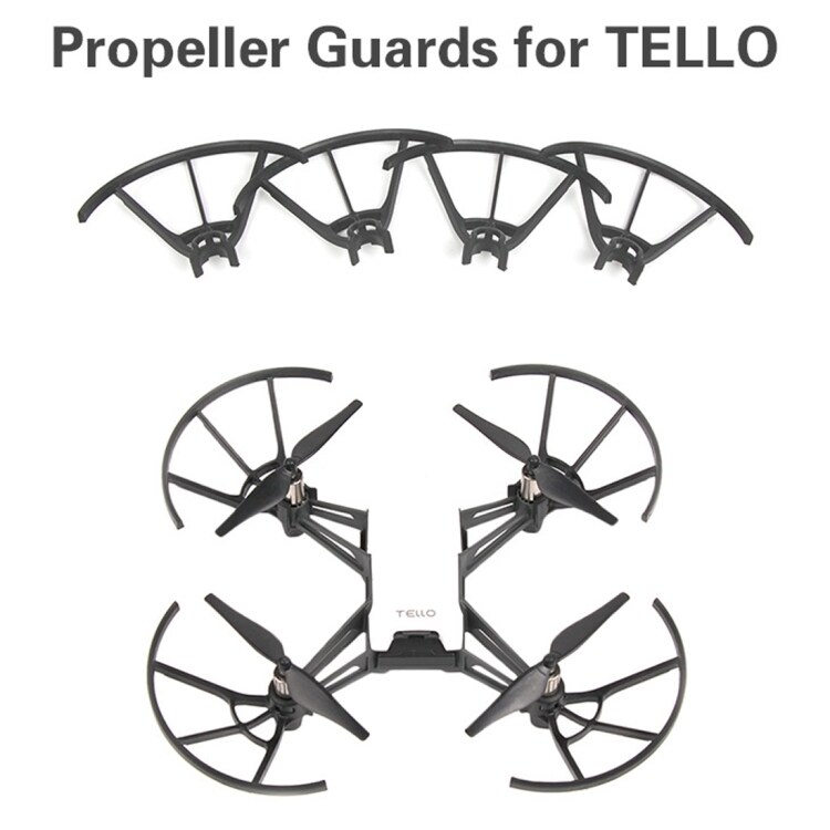 Propellerskydd DJI TELLO Drone 4-pack Svart