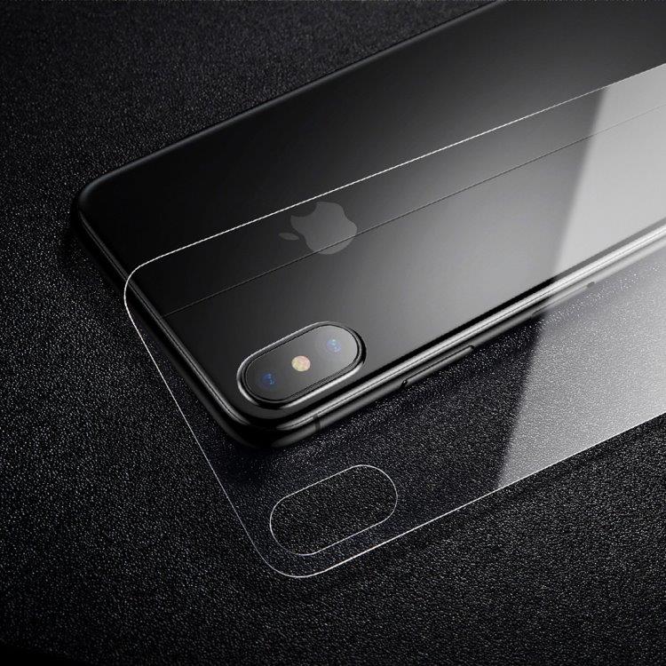 Baseus härdat 9H bak- skärmskydd iPhone XS Max