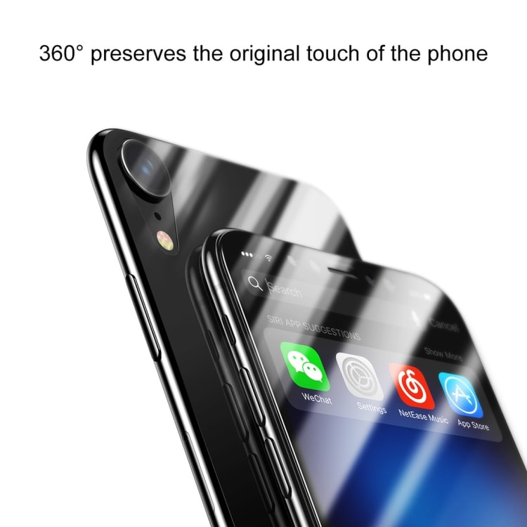Baseus härdat 9H bak- och skärmskydd iPhone XR