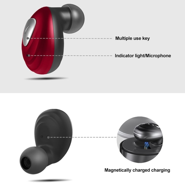 K3 Mini Mono Bluetooth Headset  - Svart