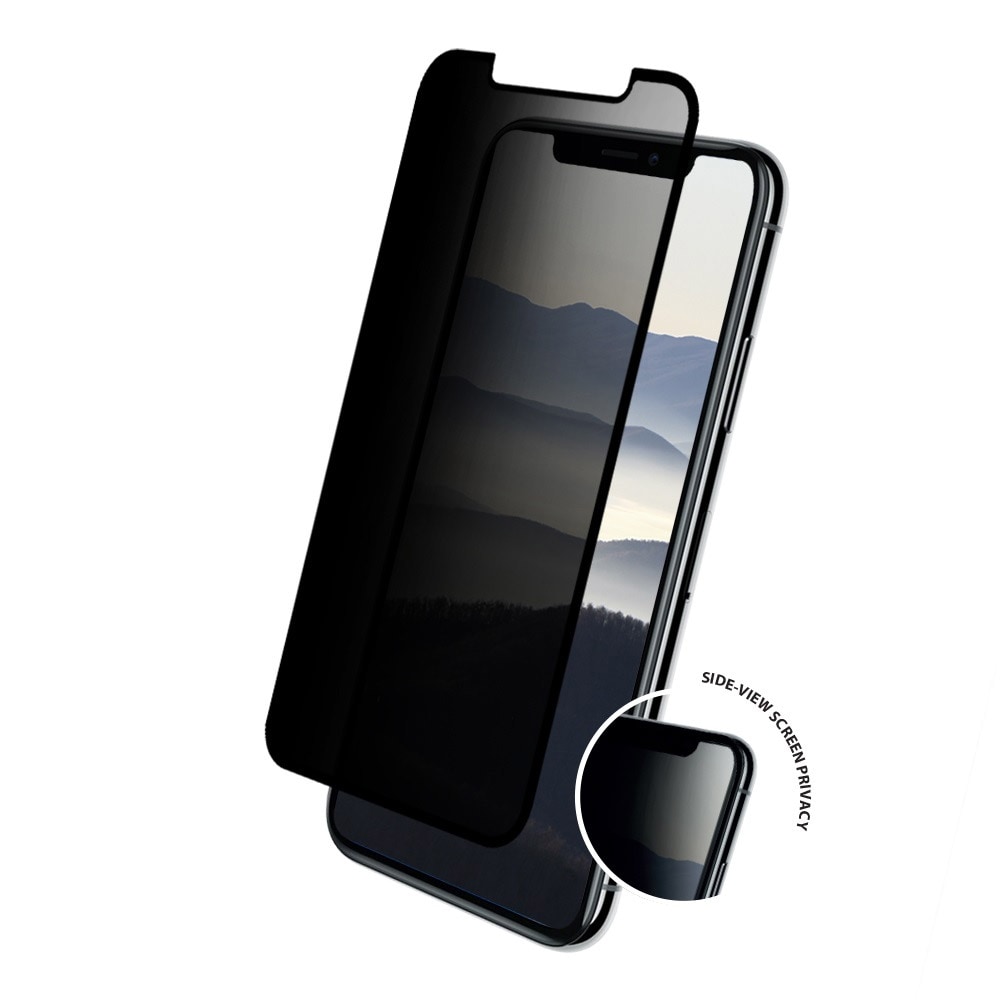Eiger Privacy Skärmskydd Glas iPhone XS/X Klar/svart
