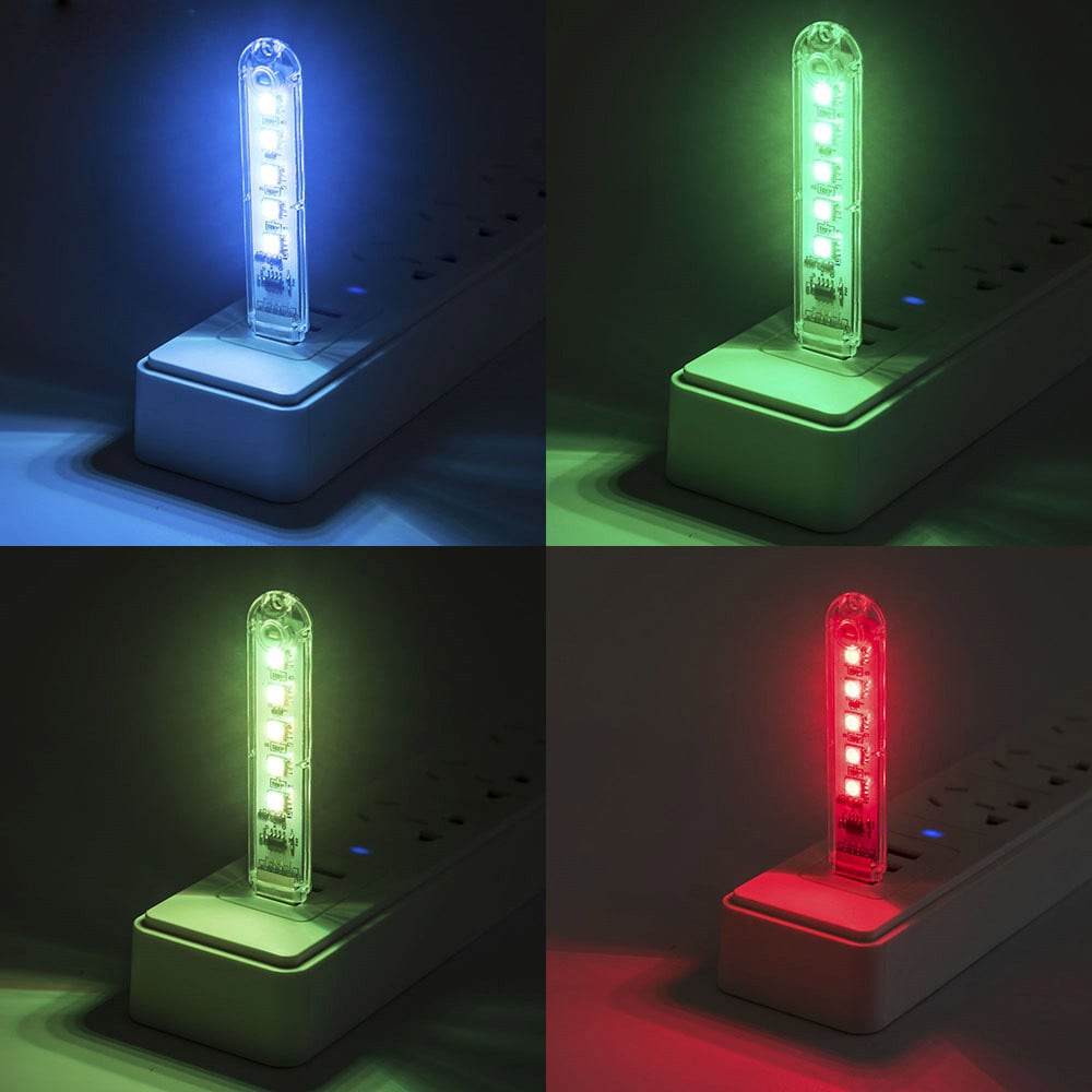 USB RGB LED-lampa