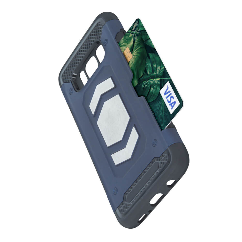 Defender Magnetic Case iPhone 7 Plus / iPhone 8 Plus Mörkblå