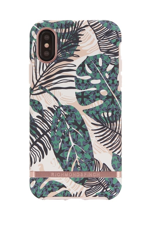 Richmond & Finch Tropical Leaves fodral till iPhone X / XS