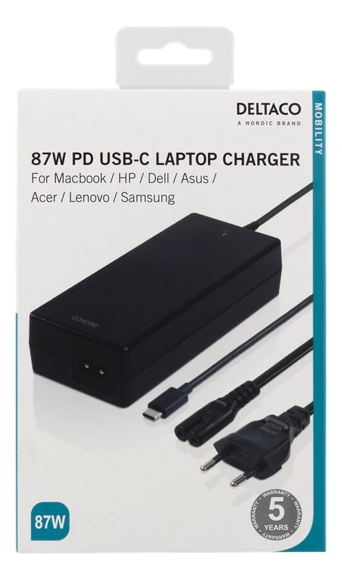 Laptop laddare - 87 W USB-C